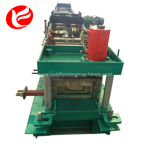 Steel door frame roll forming machine